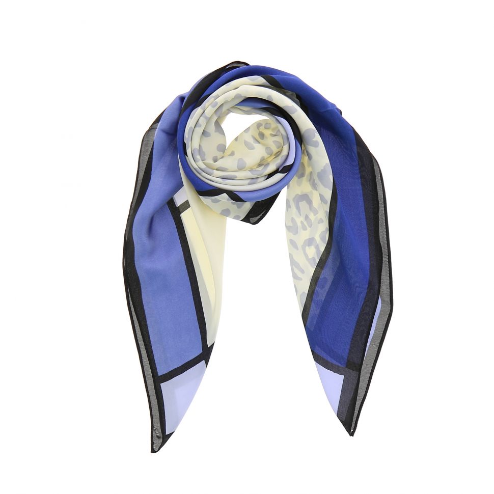 20 x 90x90 cm polyester scarf, SANGITA