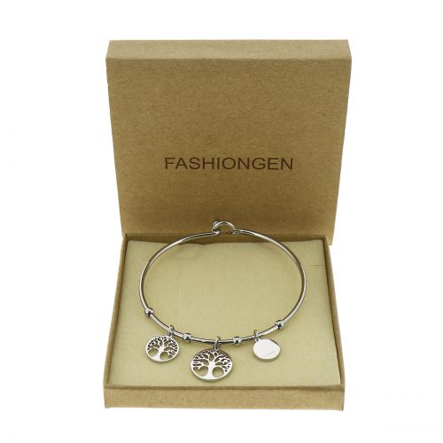 Damen armband aus Edelstahl, Baum des Lebens, CHAFIKA