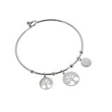 Crystal of zirconium Stainless Steel Bracelet, BELINE