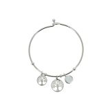 Bracelet Acier inoxydable femme Arbre de Vie, CHAFIKA