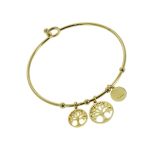 Bracelet Acier inoxydable femme Arbre de Vie, CHAFIKA