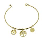 Bracelet Acier inoxydable femme Arbre de Vie, CHAFIKA