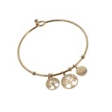 Bracelet Acier inoxydable femme Arbre de Vie, CHAFIKA