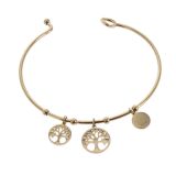 Bracelet Acier inoxydable femme Arbre de Vie, CHAFIKA