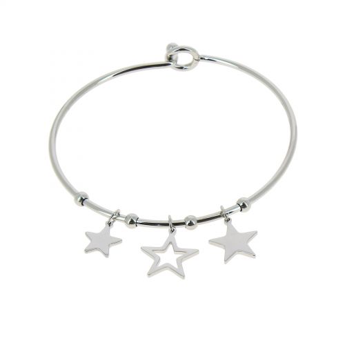 Crystal of zirconium Stainless Steel Bracelet, DORIS