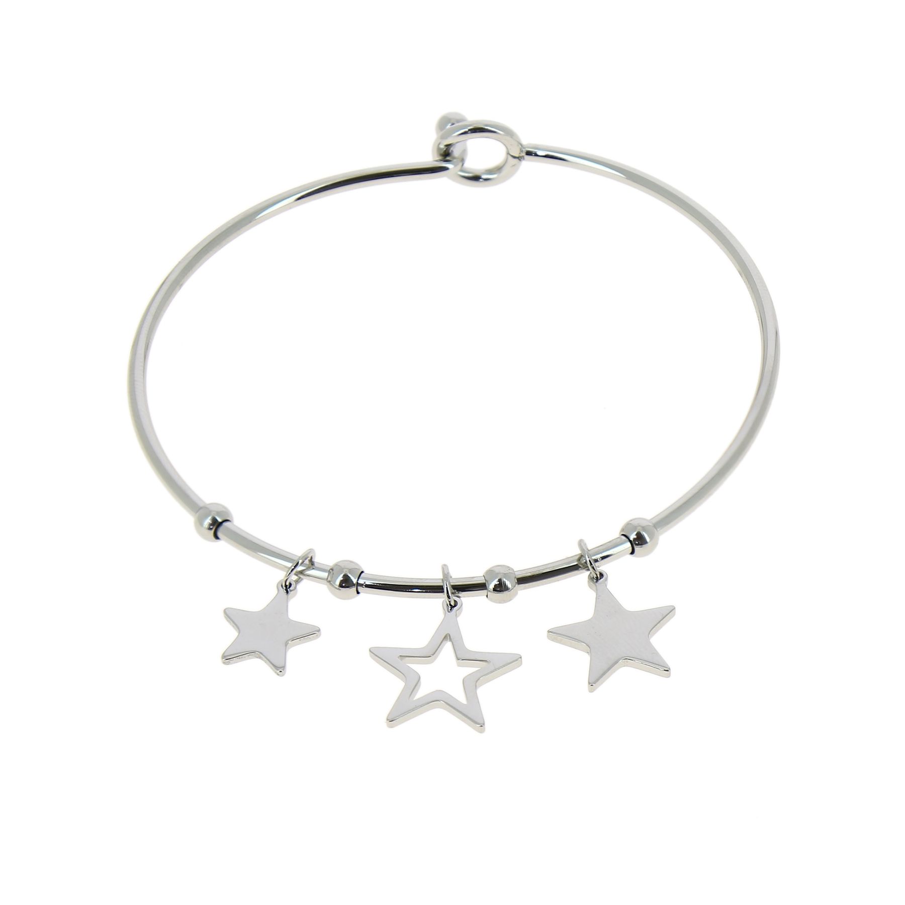 Bracelet Acier inoxydable femme à strass de Zirconium, LYDIA