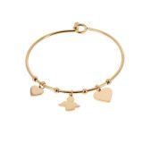 Bracelet Acier inoxydable femme à coeur et ange, CELYNA