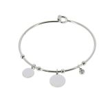 Bracelet Acier inoxydable femme à strass, ROZA