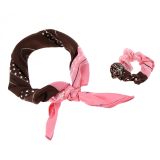 Foulard pour Femme Soie anneau de cheveux de servitte mince, CELENE