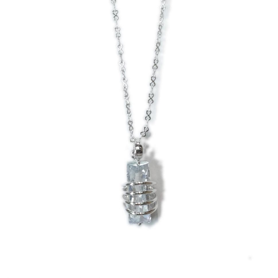 Collier cristal, TA3-564B Argenté - 1949-5594