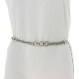 Woman's Lady Fashion Metal Chain Style Belt, MYLA