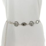 Woman's Lady Fashion Metal Chain Style Belt, ILIA