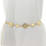 Woman's Lady Fashion Metal Chain Style Belt, ILIA