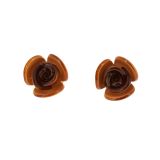 Boucles d'oreilles, Fleur acrylique FLORA