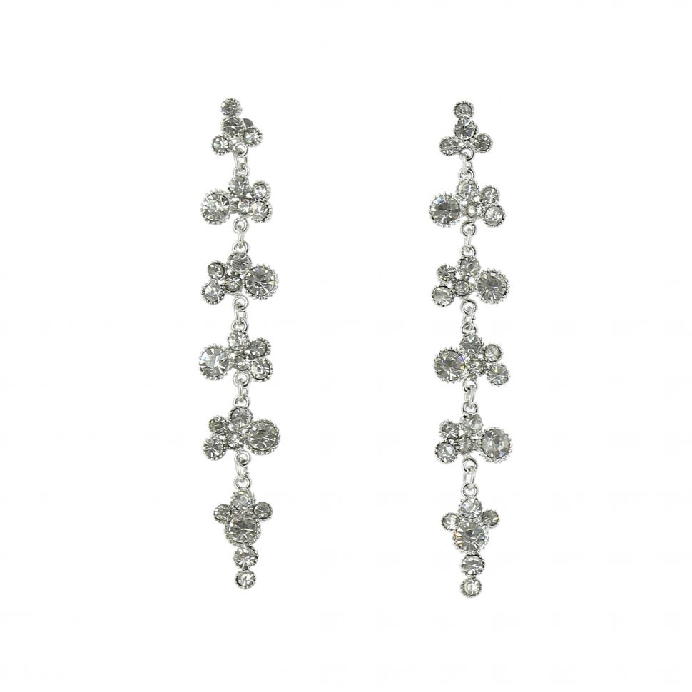 Boucles d'oreilles strass ANNA