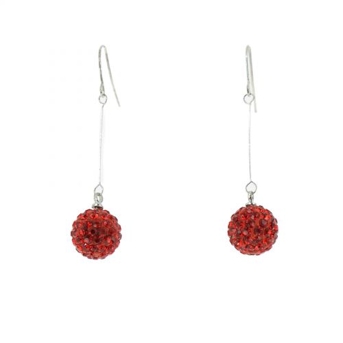 Boucles d'oreilles lamelles coloré, 2062