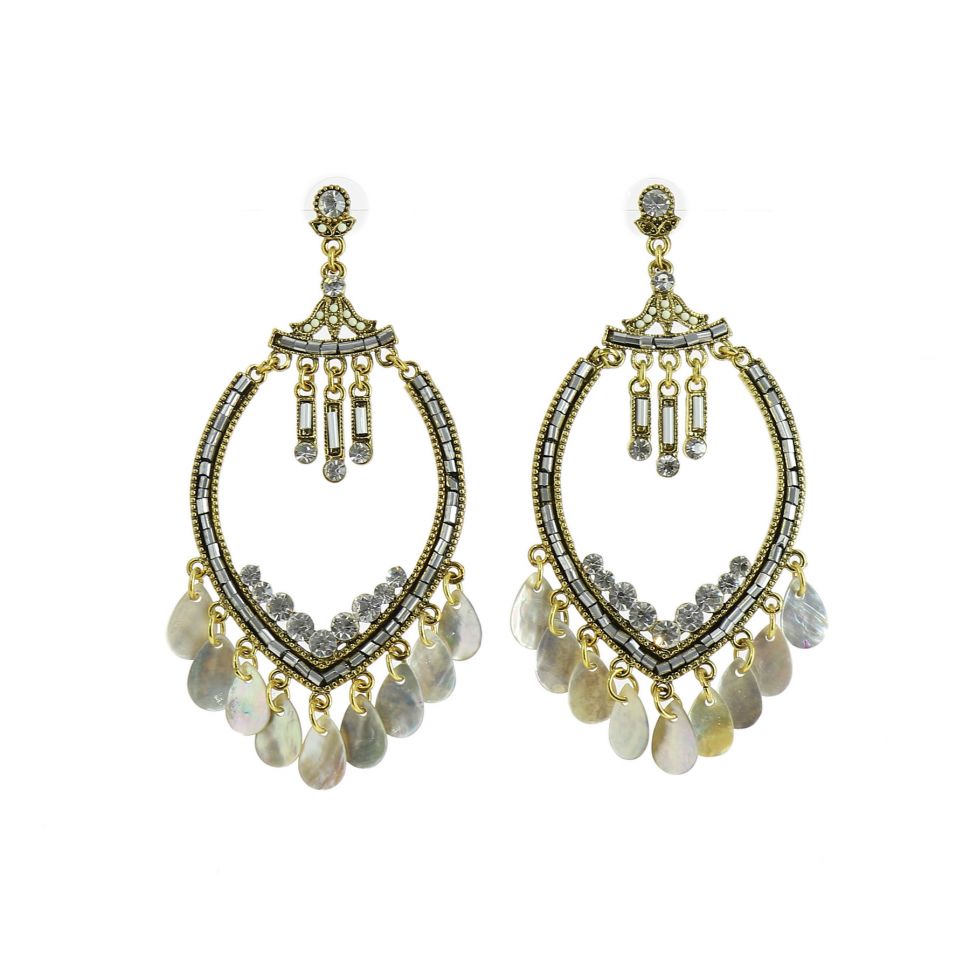 Boucles d'oreilles strass EVA