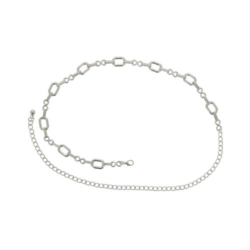 Cinturón de cadenas para mujer, metal, ajustabler, ANNA