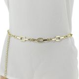 Woman's Lady Fashion Metal Chain Style Belt, ANNA