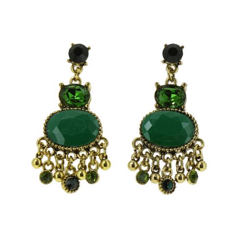 Boucles d'oreilles VERT