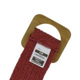 Ceinture femme élastique tressé avec boucle en Bois, Fabriqué en France, CHARLOTTE