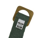 Ceinture femme élastique tressé avec boucle en Bois, Fabriqué en France, CHARLOTTE