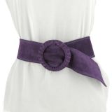 Ceinture Large en cuir pour femme, MAHAUT