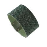 Armband Wildledermanschette strass JAYA