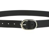 FASHIONGEN - Ceinture Véritable Cuir de Vachette Tannage Semi-Végétale pour fille et femme, HENRIETTA, Fabriqué en France