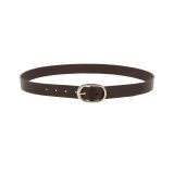 FASHIONGEN - Ceinture Véritable Cuir de Vachette Tannage Semi-Végétale pour fille et femme, HENRIETTA, Fabriqué en France