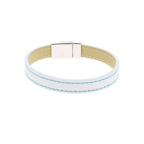 Bracelet manchette cuir LIVIA