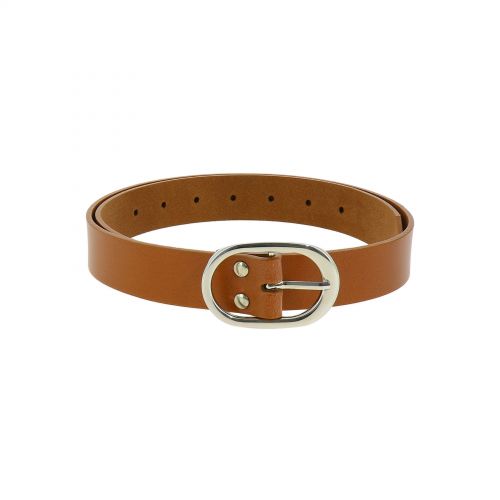 Ceinture Véritable Cuir de Vachette Tannage Semi-Végétale pour fille et femme, HENRIETTA