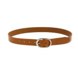 FASHIONGEN - Ceinture Véritable Cuir de Vachette Tannage Semi-Végétale pour fille et femme, HENRIETTA, Fabriqué en France