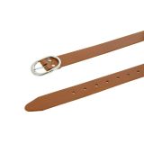 FASHIONGEN - Ceinture Véritable Cuir de Vachette Tannage Semi-Végétale pour fille et femme, HENRIETTA, Fabriqué en France