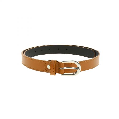 Women genuine Italian leather belt LUNA, Made in France