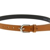 Women genuine Italian leather belt LUNA, Made in France