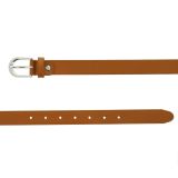 Women genuine Italian leather belt LUNA, Made in France