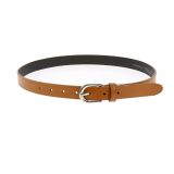 Women genuine Italian leather belt LUNA, Made in France