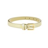 Ceinture femme 2 cm Véritable CUIR ITALIEN, LINDA