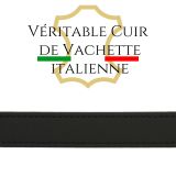 Ceinture femme 2 cm Véritable CUIR ITALIEN, LINDA