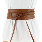 MICA large leatherette obi belt