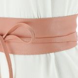 MICA large leatherette obi belt
