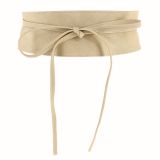MICA large leatherette obi belt