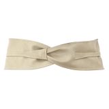 MICA large leatherette obi belt