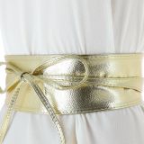 MICA large leatherette obi belt