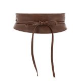 MICA large leatherette obi belt