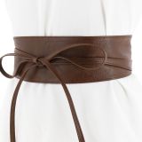 MICA large leatherette obi belt