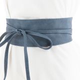 MICA large leatherette obi belt