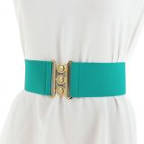 Wide Waist Elasticated Woman Belt, GLORIA Made in France