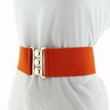 Ceinture femme élastique large à boucle 3 boutons, GLORIA Fabriqué en France